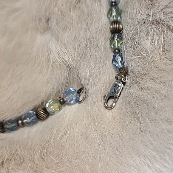 EUC Vintage art glass necklace - Picture 8 of 8
